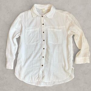 H&M Oversized Beachy Thick 100% Cotton Shirt